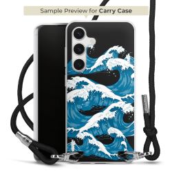 New Carry Case Transparent Stoff schwarz/silber