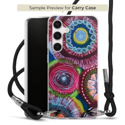 New Carry Case Transparent Stoff schwarz/silber