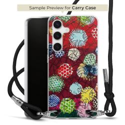 New Carry Case Transparent Stoff schwarz/silber