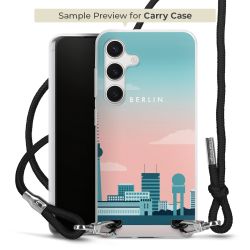 Carry Case Transparent Fabric black/silver