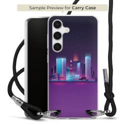 New Carry Case Transparent Stoff schwarz/silber