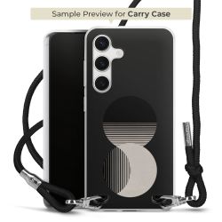 New Carry Case Transparent Stoff schwarz/silber