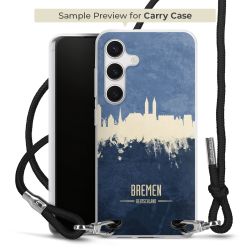 New Carry Case Transparent Stoff schwarz/silber