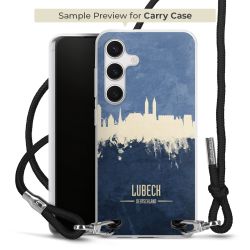 New Carry Case Transparent Stoff schwarz/silber