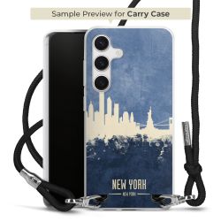 New Carry Case Transparent Stoff schwarz/silber