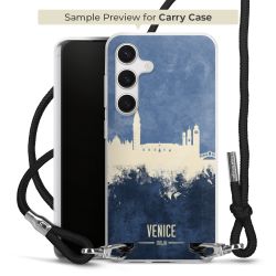 New Carry Case Transparent Stoff schwarz/silber