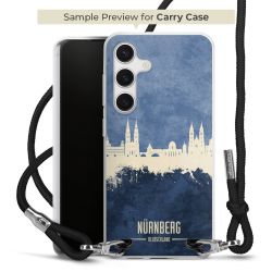 New Carry Case Transparent Stoff schwarz/silber