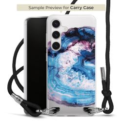 New Carry Case Transparent Stoff schwarz/silber