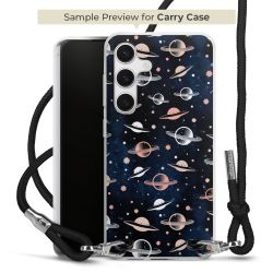 New Carry Case Transparent Stoff schwarz/silber