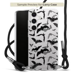 New Carry Case Transparent Stoff schwarz/silber