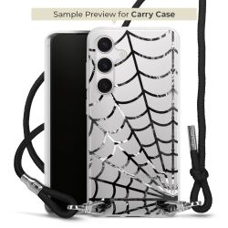 New Carry Case Transparent Stoff schwarz/silber