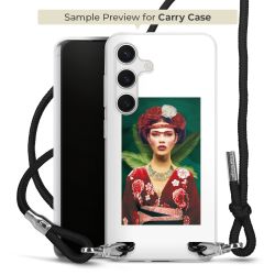 Carry Case Transparent Fabric black/silver