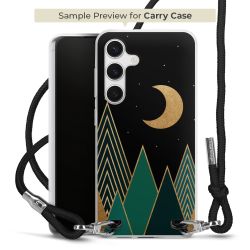 New Carry Case Transparent Stoff schwarz/silber