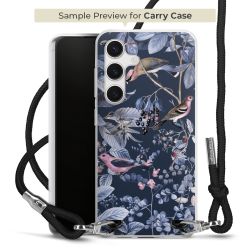 New Carry Case Transparent Stoff schwarz/silber