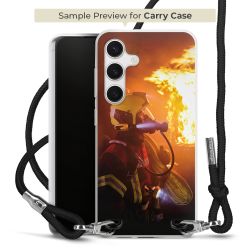 New Carry Case Transparent Stoff schwarz/silber