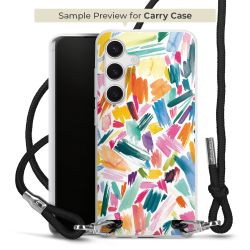 New Carry Case Transparent Stoff schwarz/silber