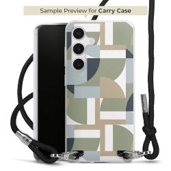New Carry Case Transparent Stoff schwarz/silber