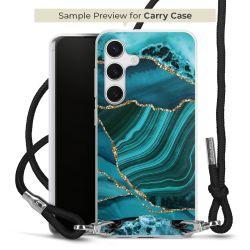 Carry Case Transparent Fabric black/silver