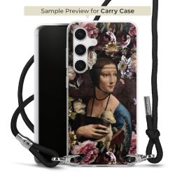 New Carry Case Transparent Stoff schwarz/silber