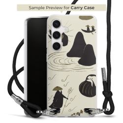 New Carry Case Transparent Stoff schwarz/silber