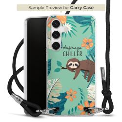 New Carry Case Transparent Stoff schwarz/silber