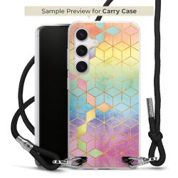 New Carry Case Transparent Stoff schwarz/silber