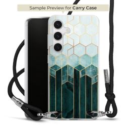 New Carry Case Transparent Stoff schwarz/silber