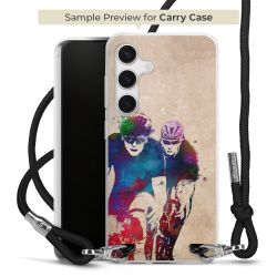 New Carry Case Transparent Stoff schwarz/silber