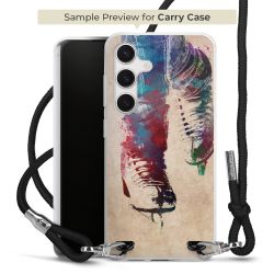 New Carry Case Transparent Stoff schwarz/silber