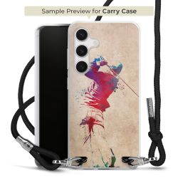 New Carry Case Transparent Stoff schwarz/silber