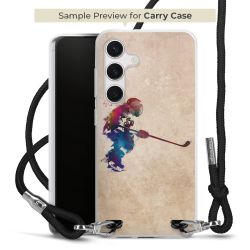 New Carry Case Transparent Stoff schwarz/silber