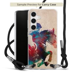 New Carry Case Transparent Stoff schwarz/silber