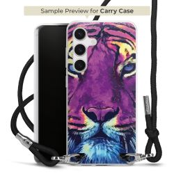 New Carry Case Transparent Stoff schwarz/silber