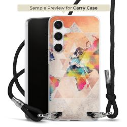 New Carry Case Transparent Stoff schwarz/silber