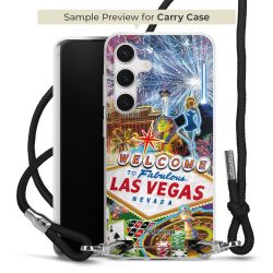 New Carry Case Transparent Stoff schwarz/silber