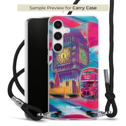 New Carry Case Transparent Stoff schwarz/silber