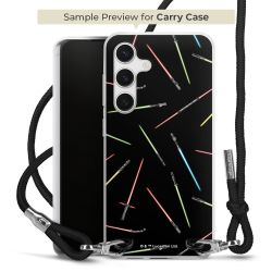 New Carry Case Transparent Stoff schwarz/silber