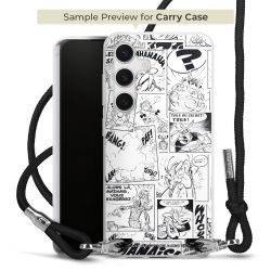 Carry Case Stoff schwarz/silber