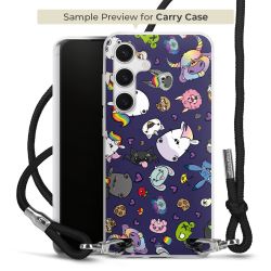 Carry Case Stoff schwarz/silber