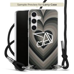 Carry Case Stoff schwarz/silber