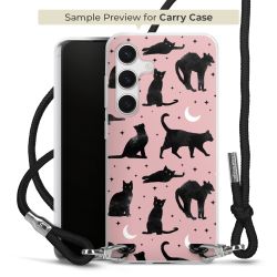 New Carry Case Transparent Stoff schwarz/silber