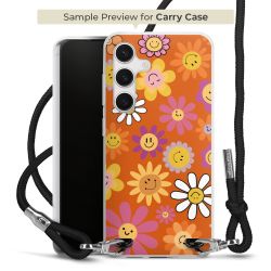 New Carry Case Transparent Stoff schwarz/silber