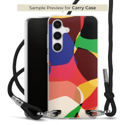 New Carry Case Transparent Stoff schwarz/silber