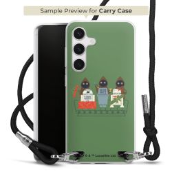 New Carry Case Transparent Stoff schwarz/silber