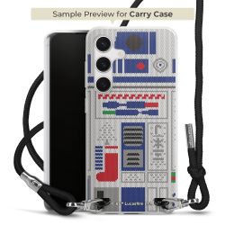 New Carry Case Transparent Stoff schwarz/silber