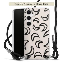 New Carry Case Transparent Stoff schwarz/silber