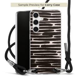 New Carry Case Transparent Stoff schwarz/silber