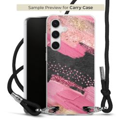 New Carry Case Transparent Stoff schwarz/silber