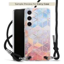 New Carry Case Transparent Stoff schwarz/silber