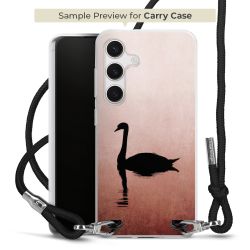 Carry Case Transparent Fabric black/silver